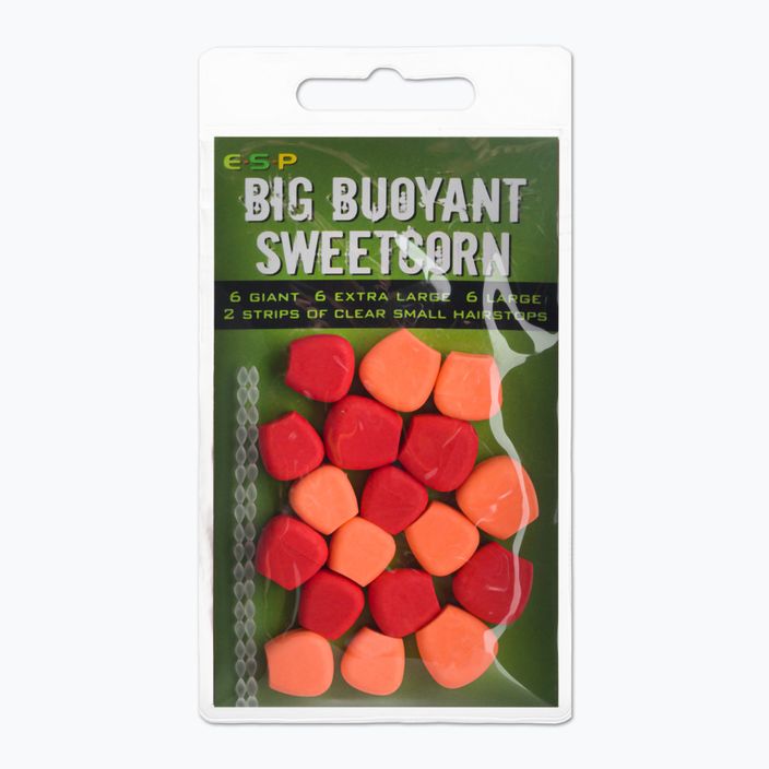 ESP Big Buoyant Sweetcorn raudonai oranžinis dirbtinis kukurūzų masalas ETBSCOR004 2