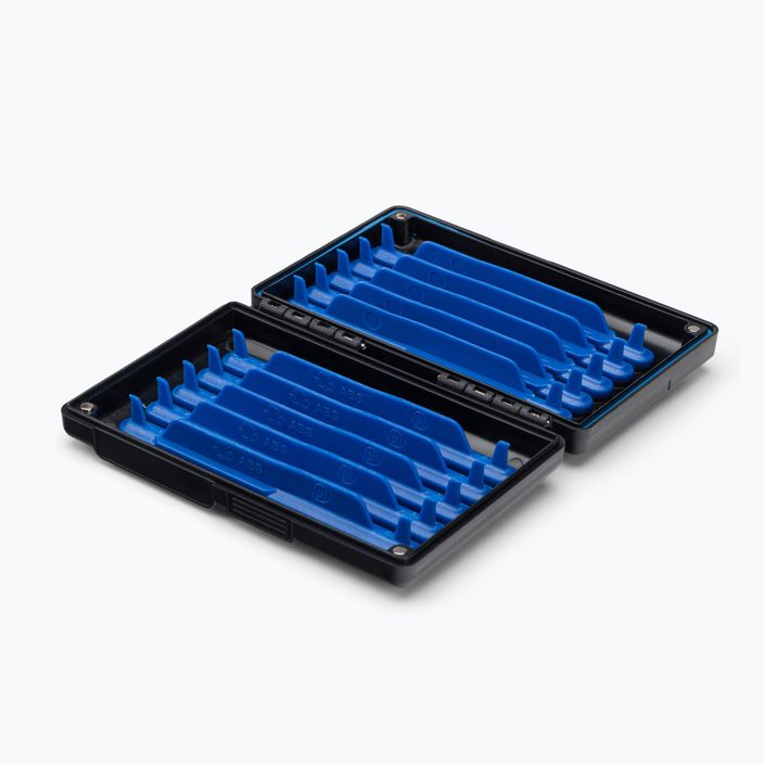 10 cm lyderio piniginė Preston Innovations Mag Store Hooklenght Box juodai mėlyna P0220001 2