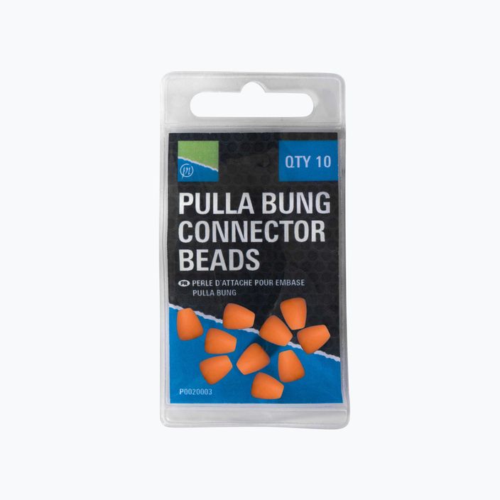 Preston Innovations Pulla Bug Connector Beads orange P0020003 žvejybos kamščiai