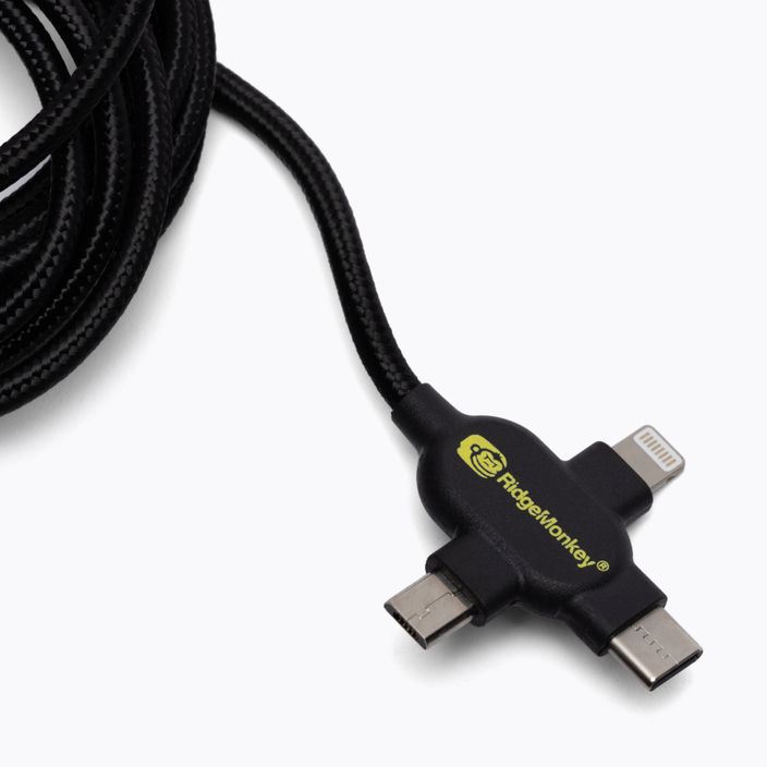 RidgeMonkey Vault USB-A į Multi Out kabelis, juodas RM195 2