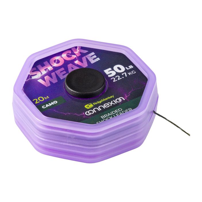 ShockLeader RidgeMonkey Connexion Shock Weave Braided Purple RMT326 lyderių pynė 2