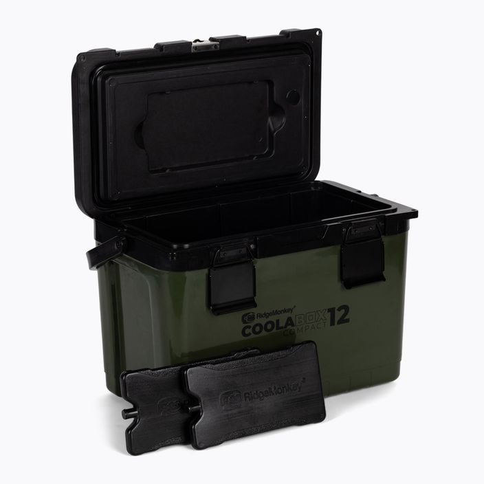 RidgeMonkey CoolaBox kompaktiškas šaldytuvas žalias RM CLB 12 2