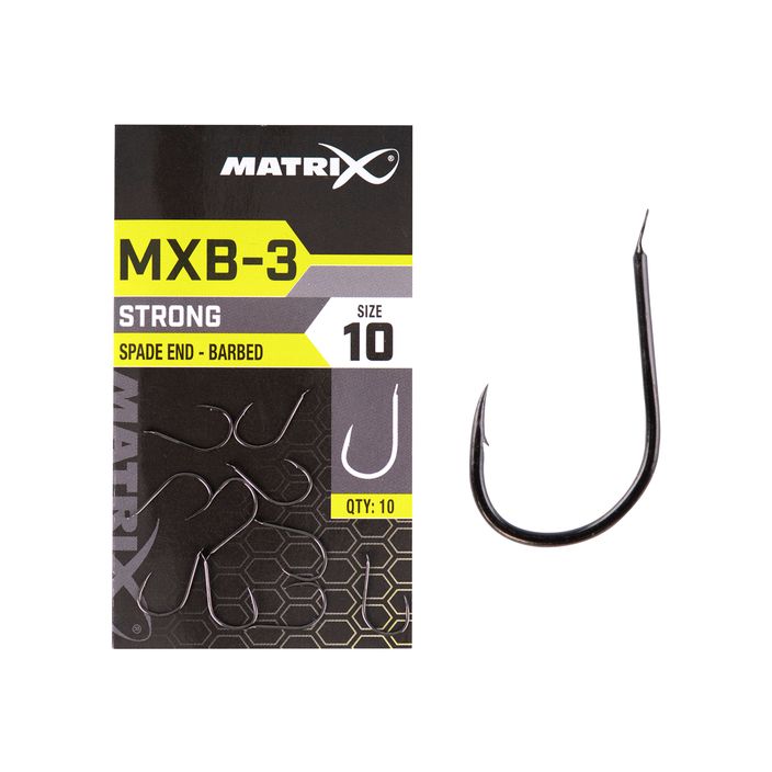 Matrix MXB-3 spygliuotieji kabliukai 10 vnt. juodos spalvos GHK160 2