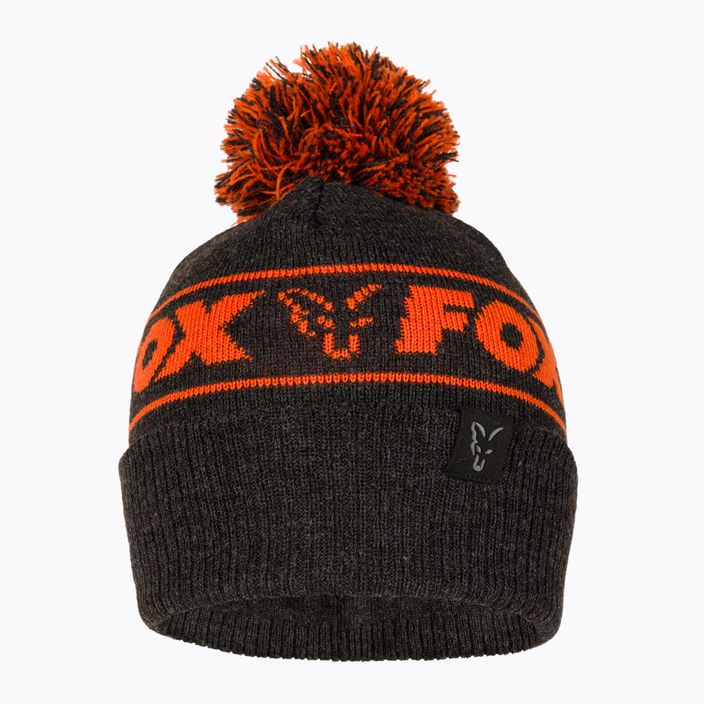 Žieminė kepurė Fox International Collection Booble black/orange 2