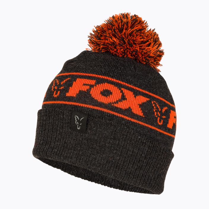 Žieminė kepurė Fox International Collection Booble black/orange 3
