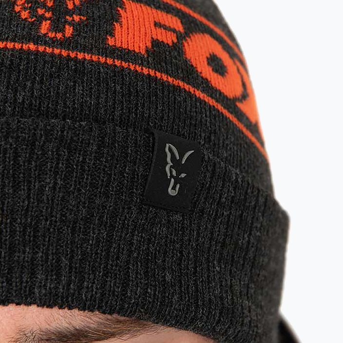 Žieminė kepurė Fox International Collection Beanie black/orange 8