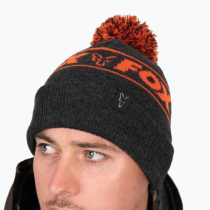 Žieminė kepurė Fox International Collection Booble black/orange 7