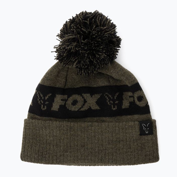 Žieminė kepurė Fox International Collection Bobble green/black 5