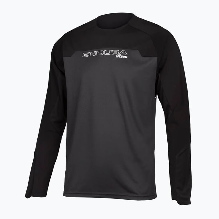Vyriški dviračių marškinėliai ilgomis rankovėmis Endura MT500 Burner black 6