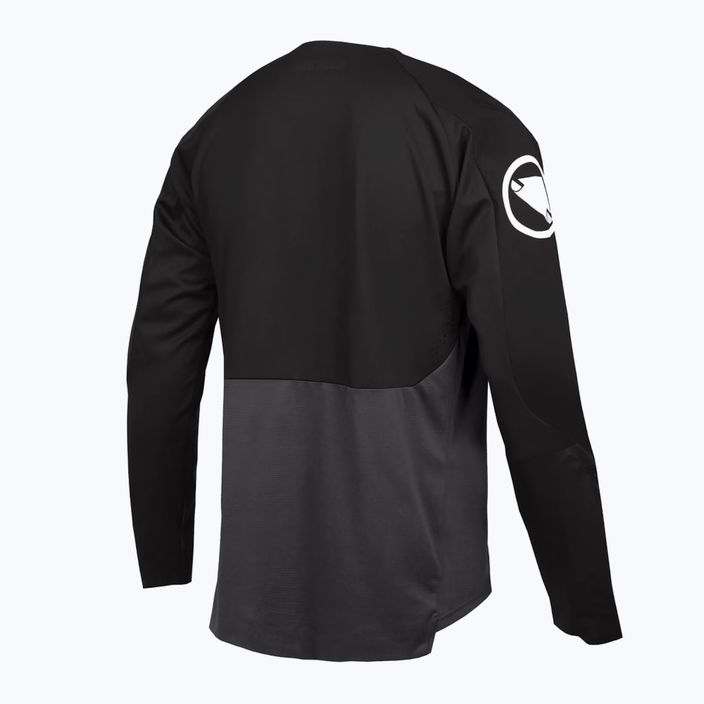 Vyriški dviračių marškinėliai ilgomis rankovėmis Endura MT500 Burner black 7