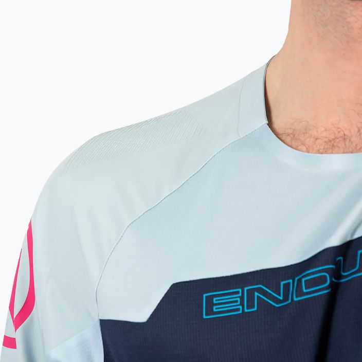 Vyriški dviračių marškinėliai ilgomis rankovėmis Endura MT500 Burner ink blue 4