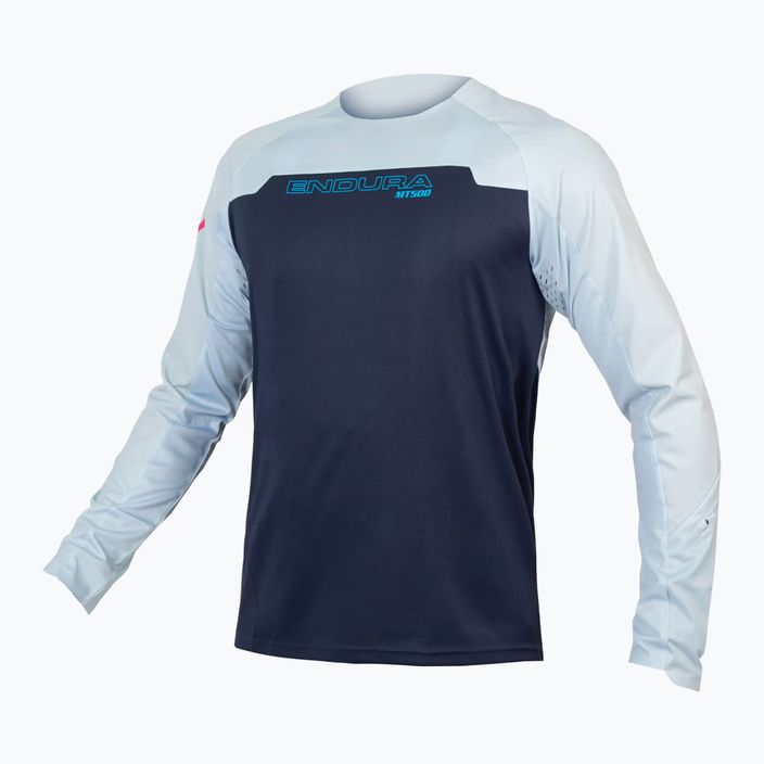 Vyriški dviračių marškinėliai ilgomis rankovėmis Endura MT500 Burner ink blue 5