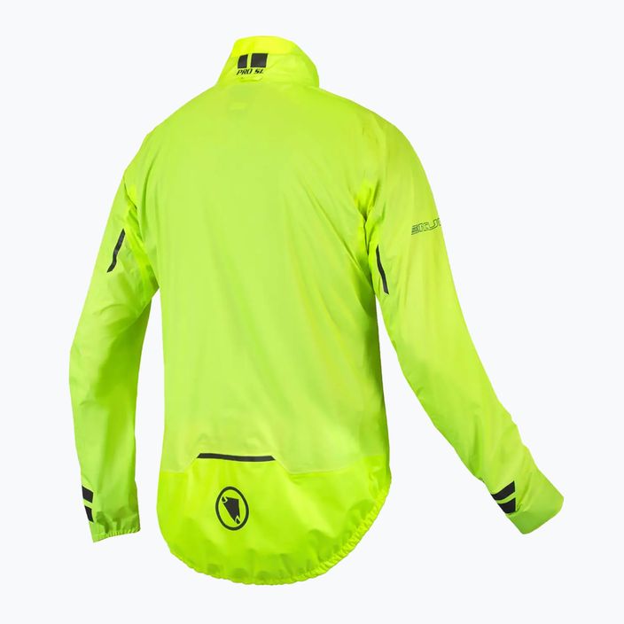 Vyriška dviračių striukė Endura Pro SL Waterproof hi-viz yellow 8