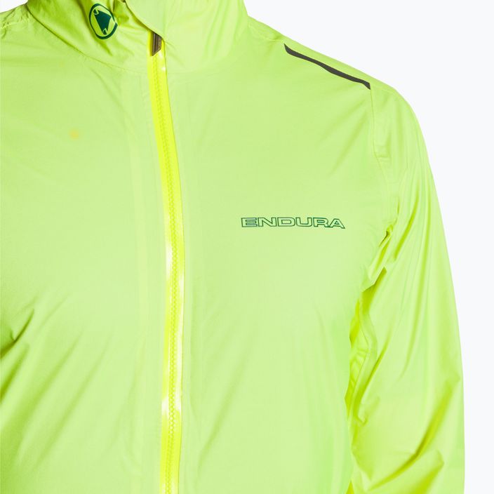 Vyriška dviračių striukė Endura Pro SL Waterproof hi-viz yellow 3