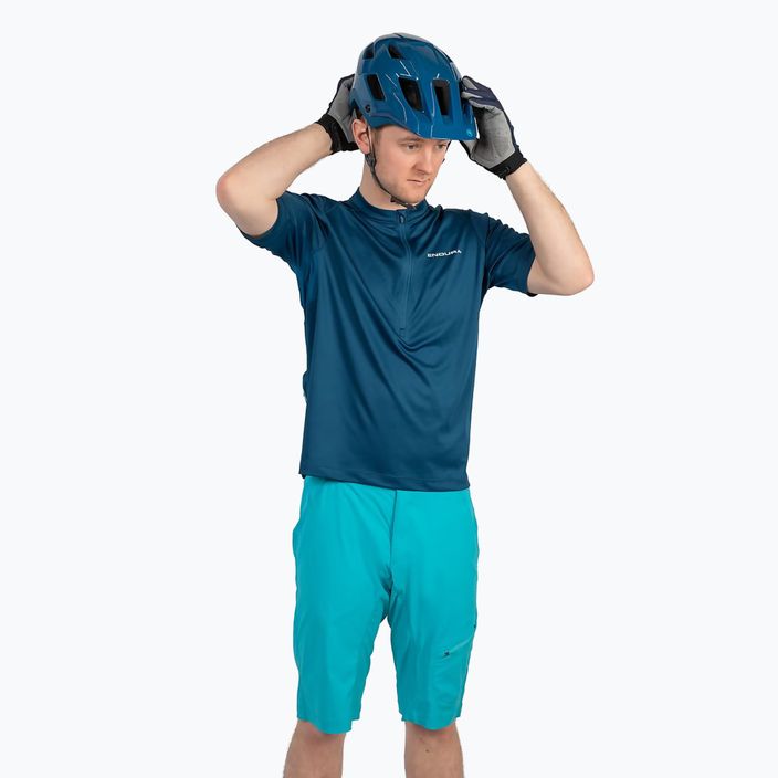 Vyriški dviračių marškinėliai Endura Hummvee II S/S blueberry 3