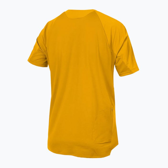 Vyriški dviračių marškinėliai Endura GV500 Foyle Tech mustard 5