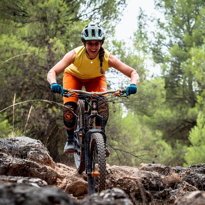 Moteriški dviračių marškinėliai Endura Singletrack Tank Top sulphur 10