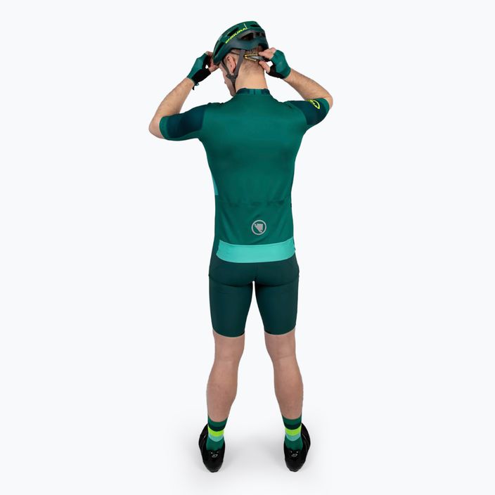 Vyriški dviračių marškinėliai Endura FS260 Print S/S emerald green 3