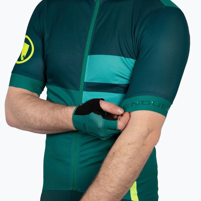 Vyriški dviračių marškinėliai Endura FS260 Print S/S emerald green 6