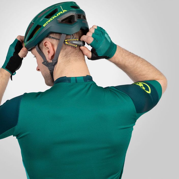Vyriški dviračių marškinėliai Endura FS260 Print S/S emerald green 7
