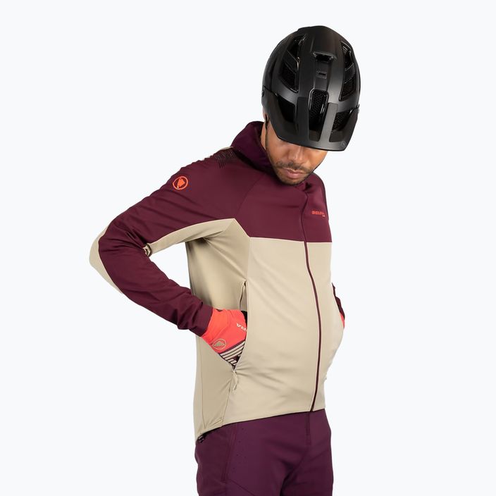 Vyriškas dviračio džemperis Endura MT500 Thermo II aubergine 6