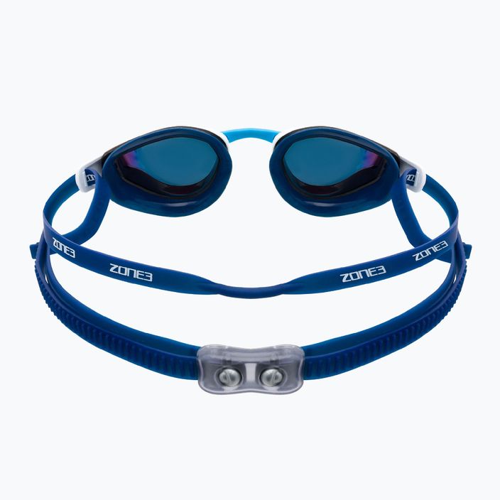 ZONE3 Viper Mirror plaukimo akiniai tamsiai mėlyna/balta SA19GOGVI117 5