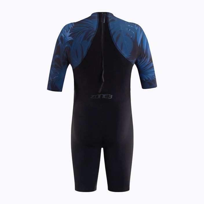 Vyriškas ZONE3 triatlono maudymosi kostiumėlis juodas SS21MWTC 101 2