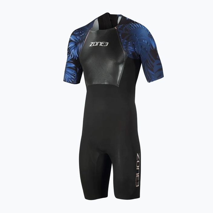 Vyriškas ZONE3 triatlono maudymosi kostiumėlis juodas SS21MWTC 101 7