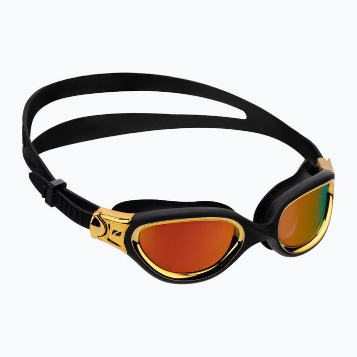 ZONE3 Venator-X Plaukimo akiniai juodi/metalinio aukso SA21GOGVE112