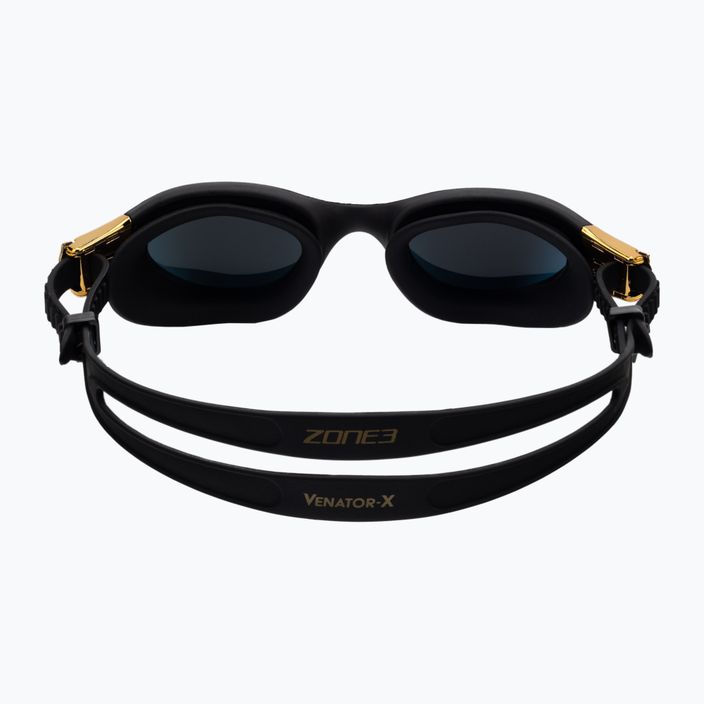 ZONE3 Venator-X Plaukimo akiniai juodi/metalinio aukso SA21GOGVE112 5