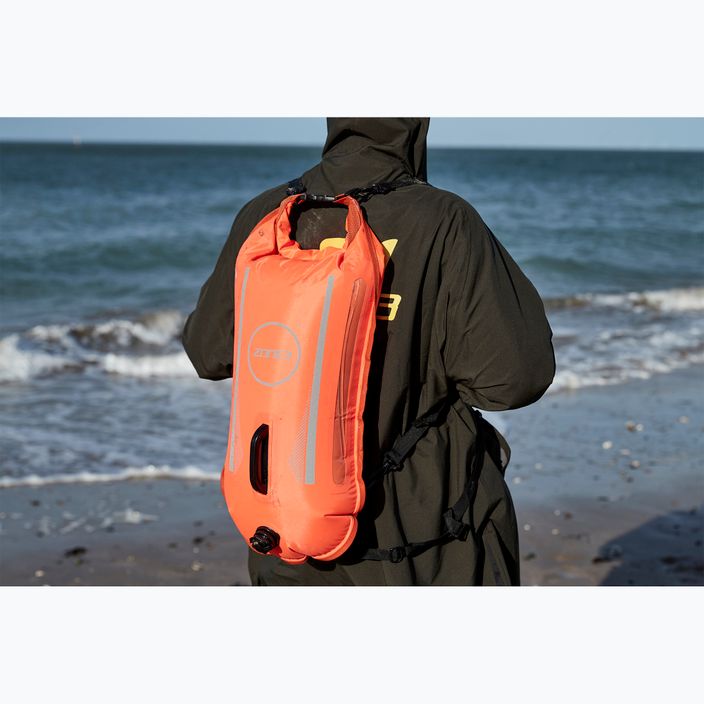 Apsauginis plūduras ZONE3 Dry Bag 2 Led Light orange 3