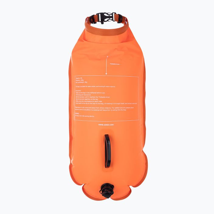 ZONE3 sausas krepšys 2 LED šviesos oranžinė belay plūduras SA212LDB113 2