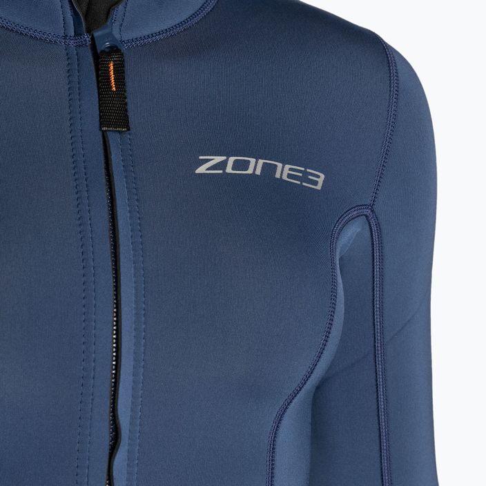 Moteriški neopreno marškinėliai ZONE3 Yulex Long Sleeve Top navy 3