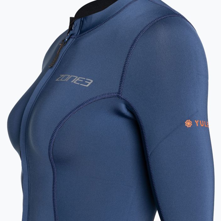 Moteriški neopreno marškinėliai ZONE3 Yulex Long Sleeve Top navy 4