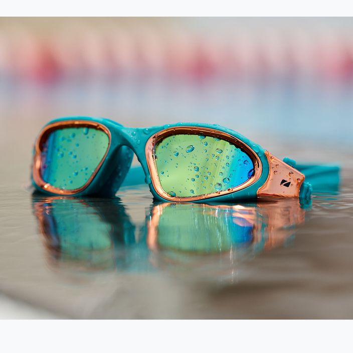 Plaukimo akiniai ZONE3 Vapour teal/copper 9
