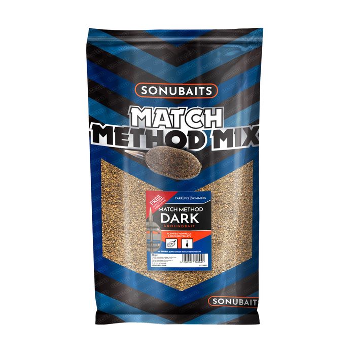 Sonubaits Match Method Mix Tamsiai rudos spalvos žemės masalai S1770021 2