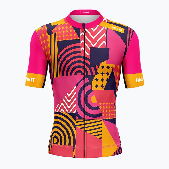 Moteriški dviračių marškinėliai HUUB Her Spirit patchwork