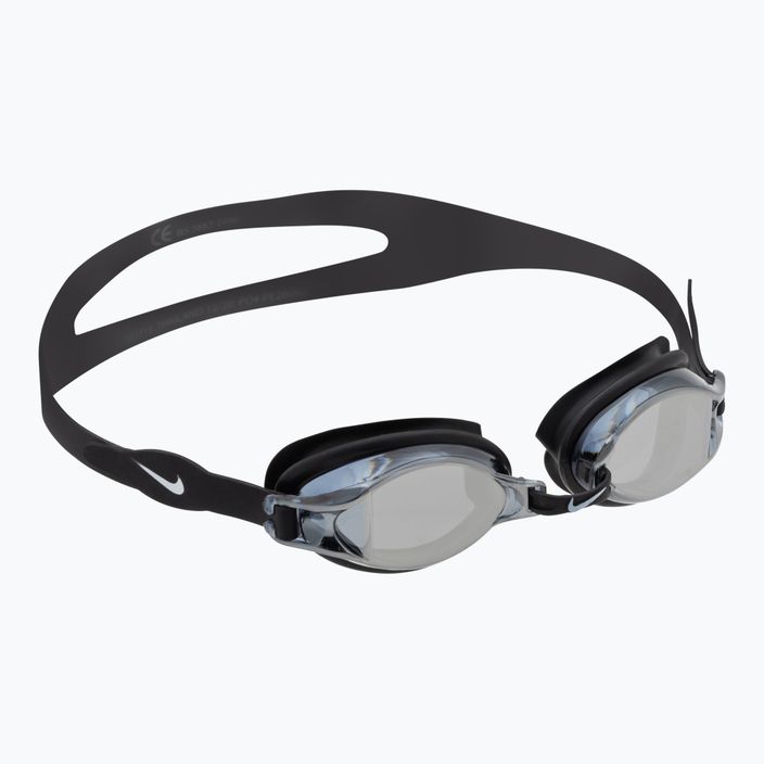 Nike Chrome Mirror plaukimo akiniai juodi NESS7152-001