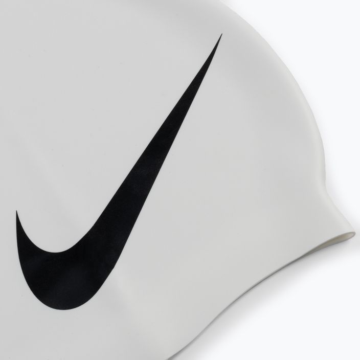 Nike Big Swoosh plaukimo kepuraitė balta NESS8163-100 2