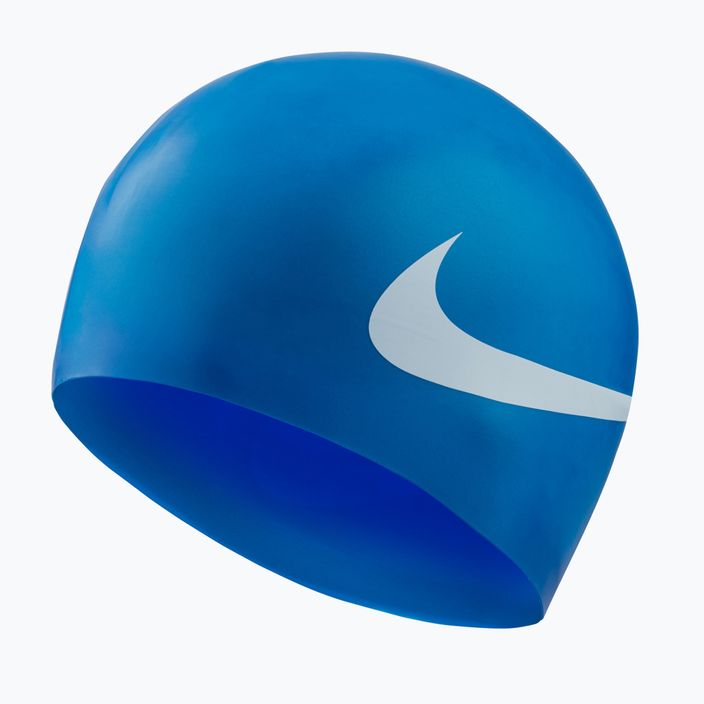 Nike Big Swoosh mėlyna plaukimo kepuraitė NESS8163-494 3