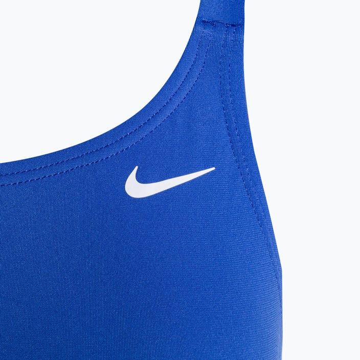 Moteriškas vientisas maudymosi kostiumėlis Nike Hydrastrong Solid Fastback blue NESSA001-494 3