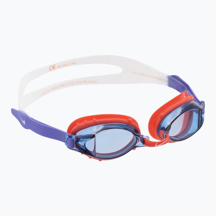 Nike Chrome Laser Crimson vaikiški plaukimo akiniai NESSA188-633