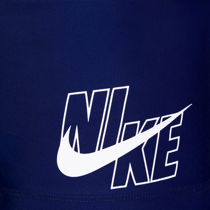 Vyriški maudymosi bokseriai Nike Logo Aquashort tamsiai mėlyni NESSA547-440 3