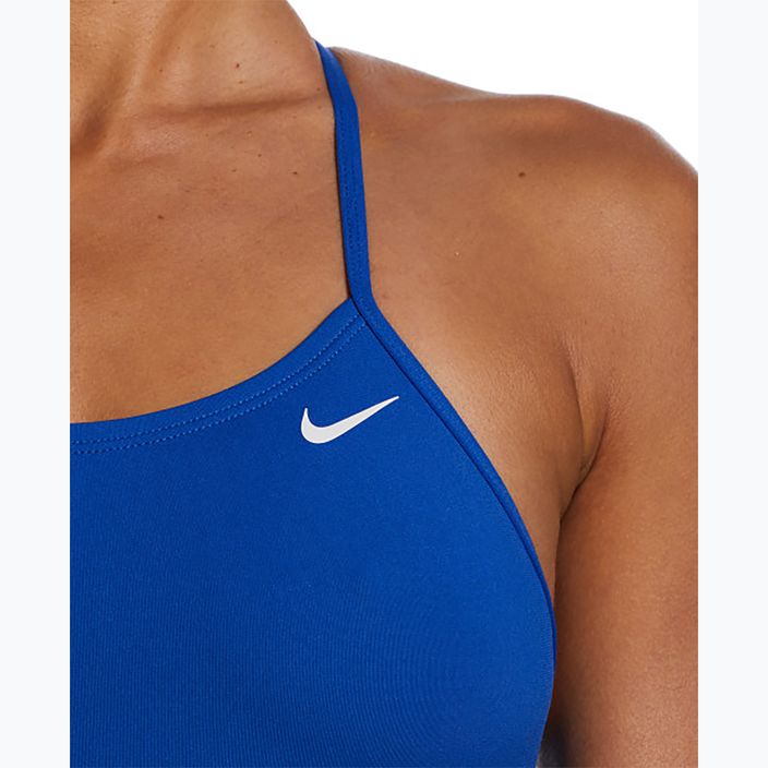 Moteriškas vientisas maudymosi kostiumėlis Nike Lace Up Tie Back game royal 3