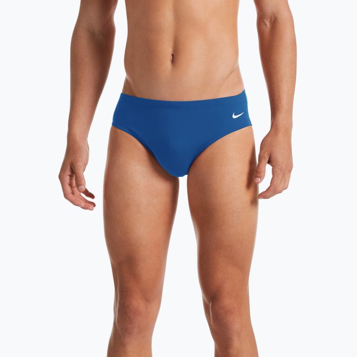 Vyriškos maudymosi kelnaitės Nike Hydrastrong Solid Brief tamsiai mėlynos NESSA004-494 7