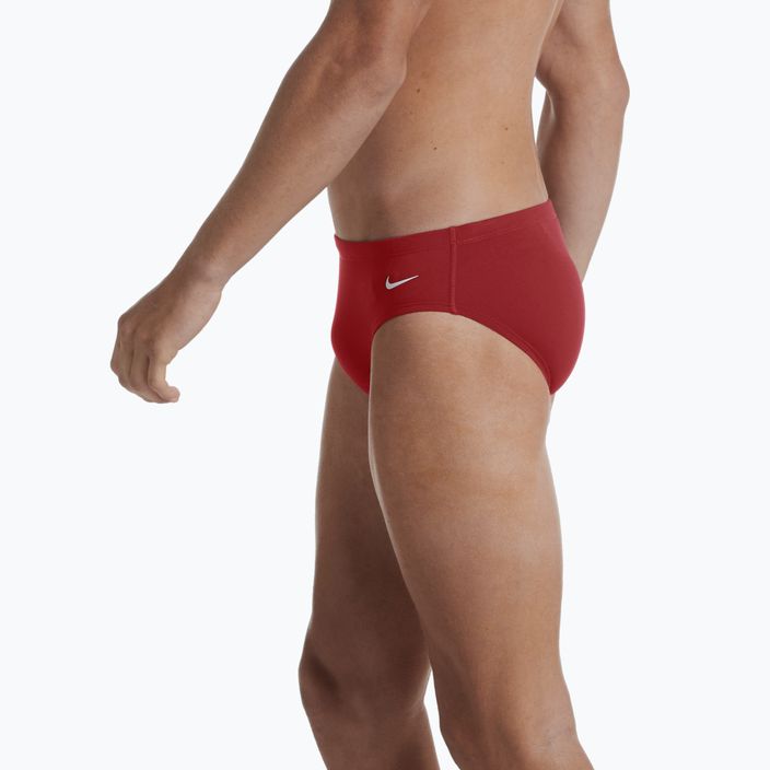 Vyriškos maudymosi kelnaitės Nike Hydrastrong Solid Brief raudonos spalvos NESSA004-614 8