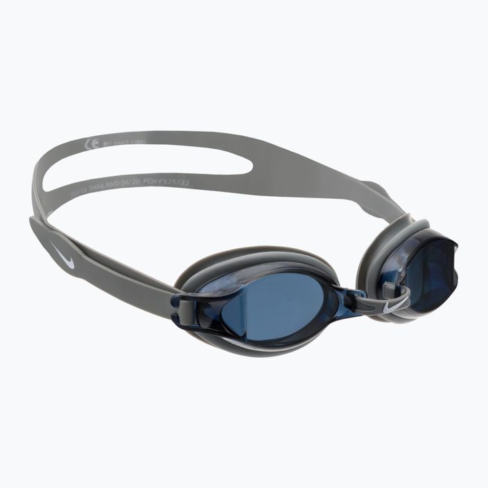 Nike Chrome tamsiai pilkos spalvos plaukimo akiniai N79151-014