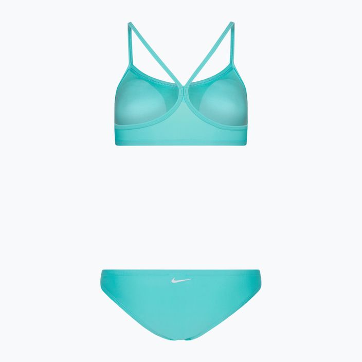 Moteriškas dviejų dalių maudymosi kostiumėlis Nike Essential Sports Bikini blue NESS9096-318 2