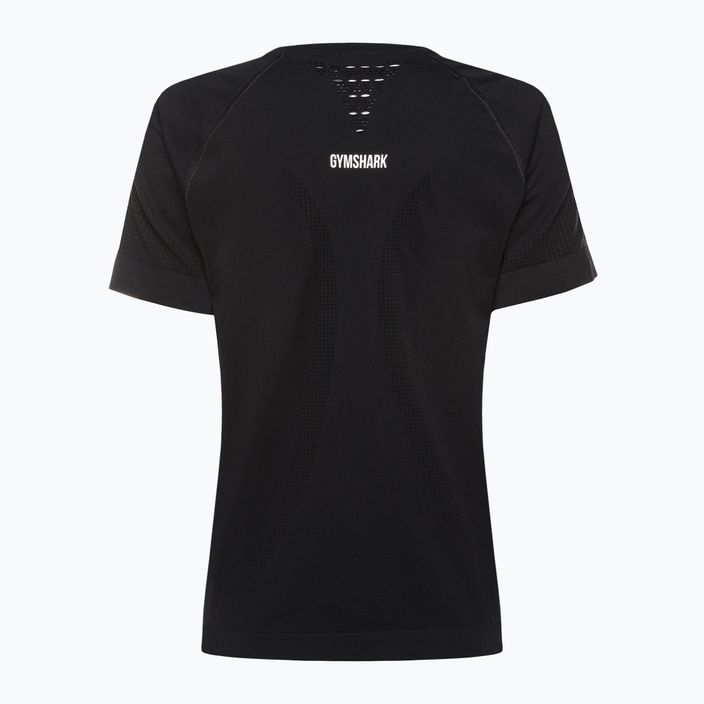 Moteriški treniruočių marškinėliai Gymshark Energy Seamless black 6