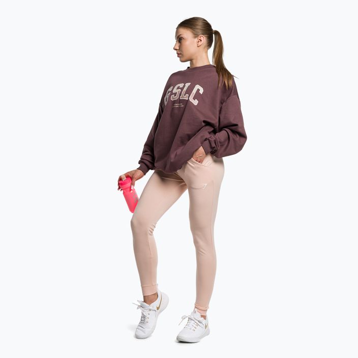 Moteriškos "Gymshark Pippa" treniruočių kelnės rožinės spalvos 2